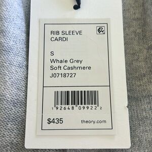 Theory Rib Sleeve Cardigan